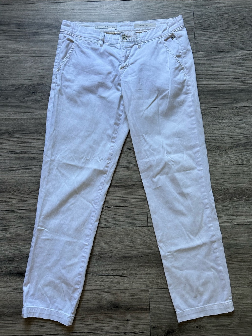 Pilcro and the Letterpress Hyphen White Pants – Size 28
